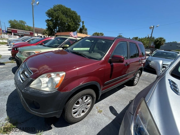 2006 Honda CR-V EX with VIN JHLRD68876C017249, listed as a Copart auction lot 52216045 with 204,819 mi miles and Clean Title. Bid and sale history available at carsss.com. Image 2.