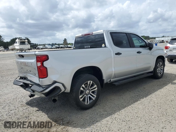 2022 Chevrolet Silverado 1500 Custom with VIN 1GCPWBEK7NZ231791, listed as a Copart auction lot 51404965 with 66,456 mi miles and Salvage Title. Bid and sale history available at DreamBid. Image 3.