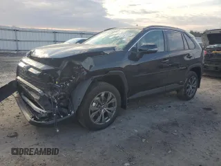 2025 Toyota RAV4 Hybrid XLE Premium with VIN JTMB6RFV9SD154846, listed as a Copart auction lot 51107595 with 1,908 mi miles and Salvage Title. Bid and sale history available at carsss.com. Image 1.