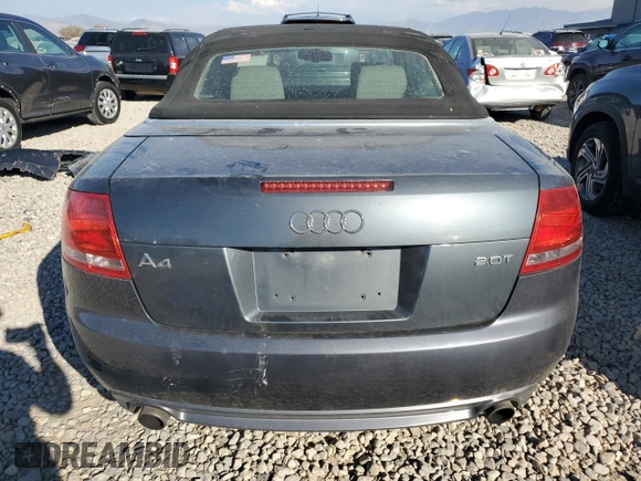 2009 Audi A4 Special Edition with VIN WAUAF48H39K007835, listed as a Copart auction lot 75881444 with Not provided miles and Salvage title. Bid and sale history available at DreamBid. Image 6.
