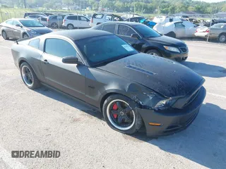 2014 Ford Mustang GT with VIN 1ZVBP8CFXE5254647, listed as a IAAI auction lot 42201914 with 95,133 mi miles and . Bid and sale history available at DreamBid. Image 1.
