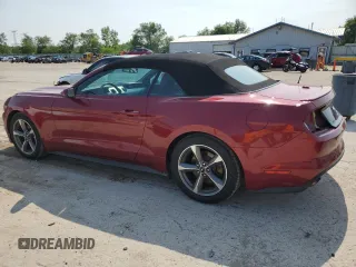 2015 Ford Mustang EcoBoost Premium with VIN 1FATP8UH2F5365272, listed as a Copart auction lot 60438825 with 77,675 mi miles and Salvage title. Bid and sale history available at DreamBid. Image 2.