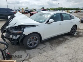 2024 Honda Accord EX-L with VIN 1HGCY2F62RA030462, listed as a Copart auction lot 59567465 with 20,684 mi miles and Salvage title. Bid and sale history available at DreamBid. Image 1.