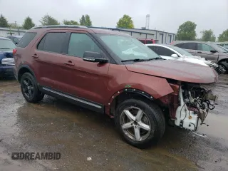 2018 Ford Explorer XLT with VIN 1FM5K7D80JGA52502, listed as a Copart auction lot 58669335 with 112,658 mi miles and Salvage title. Bid and sale history available at DreamBid. Image 4.