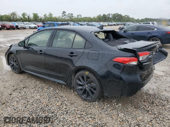 2023 Toyota Corolla SE with VIN JTDS4MCE4P3514602, listed as a Copart auction lot 50750075 with 45,624 mi miles and Salvage Title. Bid and sale history available at DreamBid. Image 2.