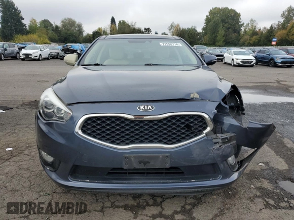 2014 Kia Cadenza Premium with VIN KNALN4D75E5123328, listed as a Copart auction lot 77590774 with 70,414 mi miles and Salvage Title. Bid and sale history available at carsss.com. Image 5.