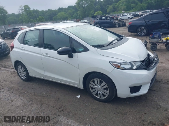 2015 Honda Fit LX with VIN 3HGGK5H51FM752870, listed as a IAAI auction lot 42378020 with 109,698 mi miles and . Bid and sale history available at DreamBid. Image 1.