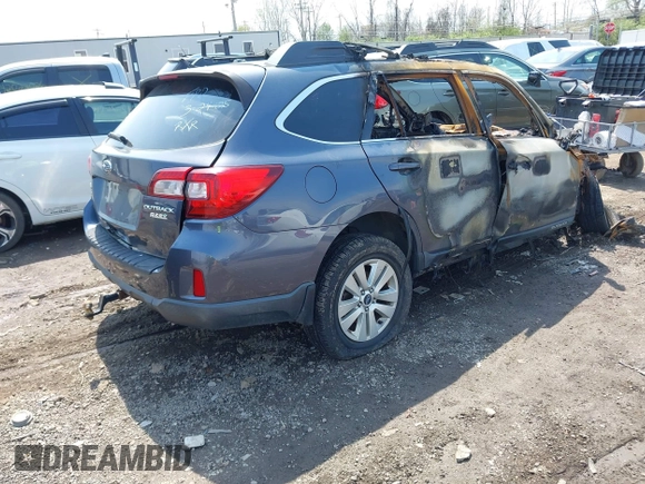 2015 Subaru Outback Premium with VIN 4S4BSACC8F3205132, listed as a IAAI auction lot 42034964 with Not Provided miles and . Bid and sale history available at DreamBid. Image 4.