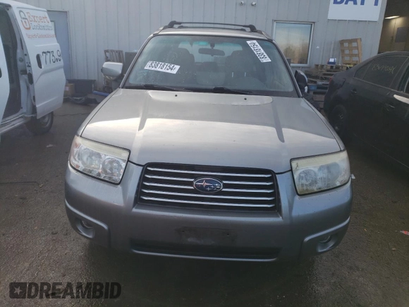 2007 Subaru Forester X with VIN JF1SG65677H717534, listed as a Copart auction lot 83818154 with 132,921 mi miles and Salvage title. Bid and sale history available at DreamBid. Image 5.