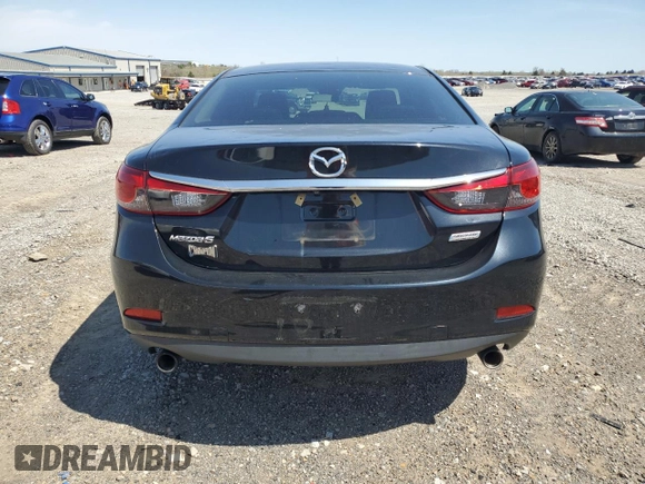 2017 Mazda Mazda6 Touring with VIN JM1GL1V54H1148321, listed as a Copart auction lot 52502115 with 43,507 mi miles and Salvage Title. Bid and sale history available at carsss.com. Image 6.