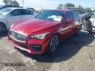 2015 Infiniti Q50 Premium with VIN JN1BV7AP8FM353900, listed as a IAAI auction lot 41748581 with 152,480 mi miles and . Bid and sale history available at DreamBid. Image 2.