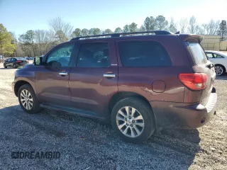 2010 Toyota Sequoia Ltd with VIN 5TDJW5G12AS033255, listed as a Copart auction lot 42588015 with 188,084 mi miles and Salvage Title. Bid and sale history available at carsss.com. Image 2.