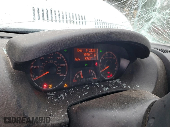 2020 Ram ProMaster Cargo with VIN 3C6TRVDG8LE119134, listed as a Copart auction lot 84068744 with 99,282 mi miles and Salvage Title. Bid and sale history available at carsss.com. Image 9.