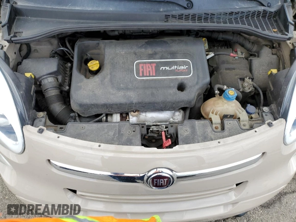 2017 FIAT 500L Pop with VIN ZFBCFAAH5HZ038632, listed as a Copart auction lot 76354304 with 133,632 mi miles and Salvage Title. Bid and sale history available at carsss.com. Image 11.