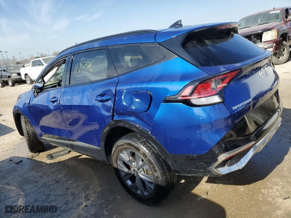 2023 Kia Sportage SX with VIN 5XYK4CAF4PG041110, listed as a Copart auction lot 44372984 with 118,776 mi miles and Salvage Title. Bid and sale history available at carsss.com. Image 2.