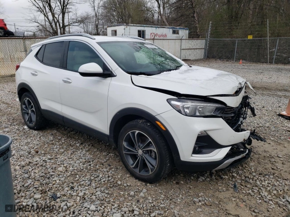 2023 Buick Encore GX Select with VIN KL4MMDS21PB020407, listed as a Copart auction lot 52148625 with 18,261 mi miles and Salvage Title. Bid and sale history available at carsss.com. Image 4.