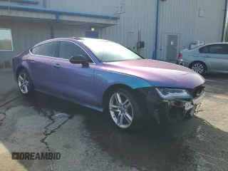 2014 Audi A7 3.0 Prestige with VIN WAU2GAFC9EN023263, listed as a Copart auction lot 50968285 with 172,111 mi miles and Salvage Title. Bid and sale history available at carsss.com. Image 4.