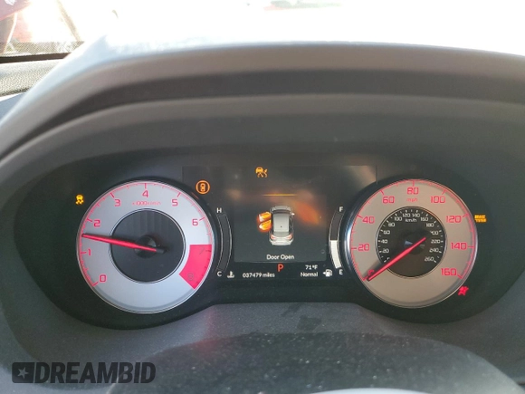 2022 Acura RDX w/A-Spec Package with VIN 5J8TC1H65NL004443, listed as a Copart auction lot 80277424 with 37,479 mi miles and Salvage Title. Bid and sale history available at carsss.com. Image 9.