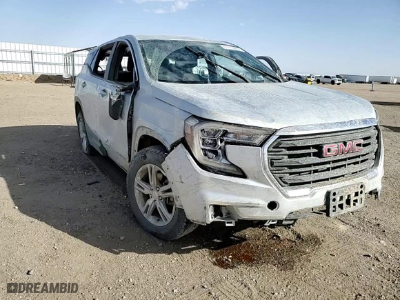 2022 GMC Terrain SLE with VIN 3GKALTEV8NL183339, listed as a Copart auction lot 47410865 with 48,992 mi miles and Salvage Title. Bid and sale history available at carsss.com. Image 11.