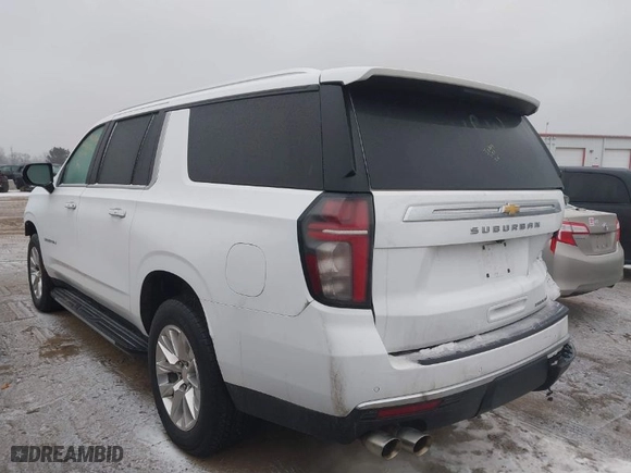 2023 Chevrolet Suburban Premier with VIN 1GNSKFKDXPR511900, listed as a IAAI auction lot 41565726 with 30,769 mi miles. Bid and sale history available at carsss.com. Image 3.