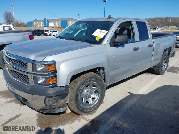 2015 Chevrolet Silverado 1500 Work Truck with VIN 1GCVKPEH4FZ282042, listed as a IAAI auction lot 41720596 with 106,351 mi miles. Bid and sale history available at carsss.com. Image 2.