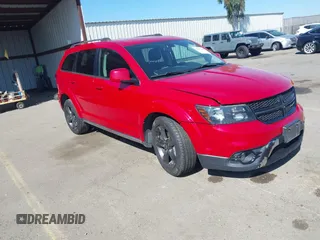 2018 Dodge Journey Crossroad with VIN 3C4PDDGG5JT467030, listed as a IAAI auction lot 41637130 with 73,622 mi miles. Bid and sale history available at carsss.com. Image 1.