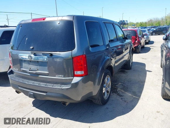 2012 Honda Pilot EX-L z VIN 5FNYF4H50CB075733, wystawiony jako IAAI lot #42222030 z przebiegiem 178 054 mil mil oraz . Historia ofert i sprzedaży dostępna na DreamBid. Obrazek 4.