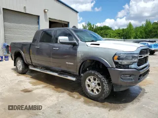 2019 Ram 2500 Laramie with VIN 3C6UR5NL0KG702140, listed as a Copart auction lot 52513015 with 63,525 mi miles and Salvage title. Bid and sale history available at DreamBid. Image 4.
