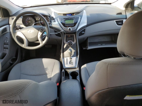 2013 Hyundai Elantra GLS PZEV with VIN 5NPDH4AE3DH196312, listed as a Copart auction lot 53170355 with 94,526 mi miles and Salvage Title. Bid and sale history available at carsss.com. Image 8.