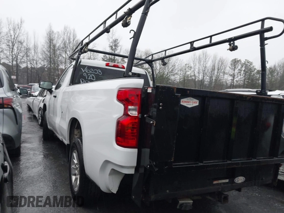 2021 Chevrolet Silverado 1500 Work Truck with VIN 3GCNWAEK9MG376203, listed as a IAAI auction lot 40614763 with 73,313 mi miles. Bid and sale history available at carsss.com. Image 3.