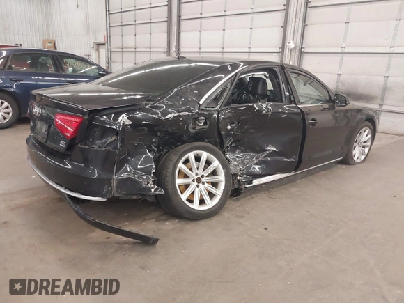 2012 Audi A8 with VIN WAUAVAFD3CN009835, listed as a IAAI auction lot 41816293 with Not provided miles and . Bid and sale history available at DreamBid. Image 4.