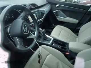 2020 Audi Q3 S line Premium with VIN WA1DECF33L1008687, listed as a Copart auction lot 41523185 with 56,905 mi miles and Salvage Title. Bid and sale history available at carsss.com. Image 7.