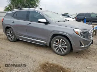2018 GMC Terrain Denali with VIN 3GKALSEX8JL385166, listed as a Copart auction lot 58078195 with 94,068 mi miles and Salvage title. Bid and sale history available at DreamBid. Image 4.