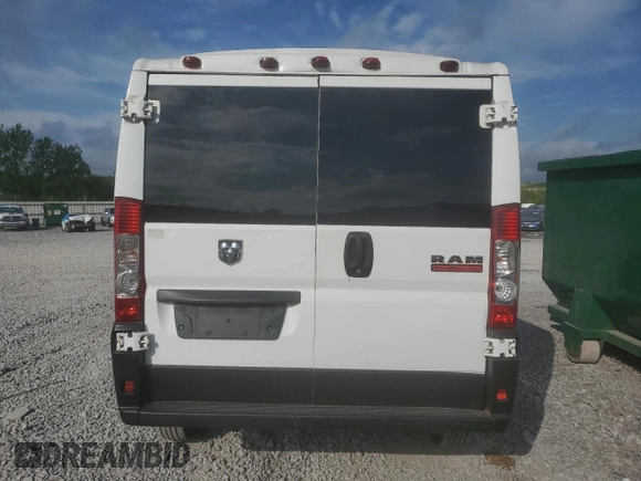 2017 Ram ProMaster Cargo with VIN 3C6TRVNG2HE503044, listed as a Copart auction lot 53714575 with 374,754 mi miles and Clean Title. Bid and sale history available at carsss.com. Image 6.