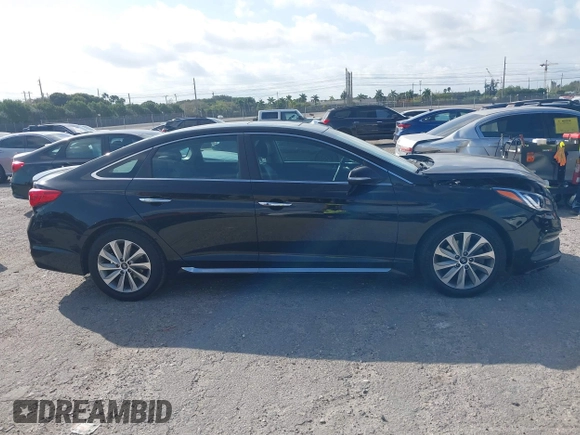 2017 Hyundai Sonata Sport with VIN 5NPE34AF0HH529891, listed as a IAAI auction lot 41607852 with 65,235 mi miles. Bid and sale history available at carsss.com. Image 13.
