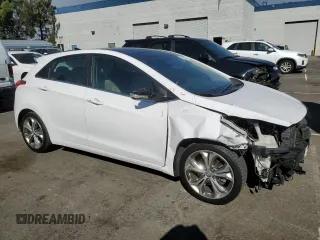 2013 Hyundai Elantra GT with VIN KMHD35LEXDU094993, listed as a Copart auction lot 70888014 with 114,467 mi miles and Salvage Title. Bid and sale history available at carsss.com. Image 4.