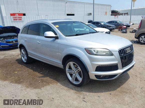 2010 Audi Q7 with VIN WA1DVAFEXAD003424, listed as a IAAI auction lot 42282789 with 131,459 mi miles and . Bid and sale history available at DreamBid. Image 1.