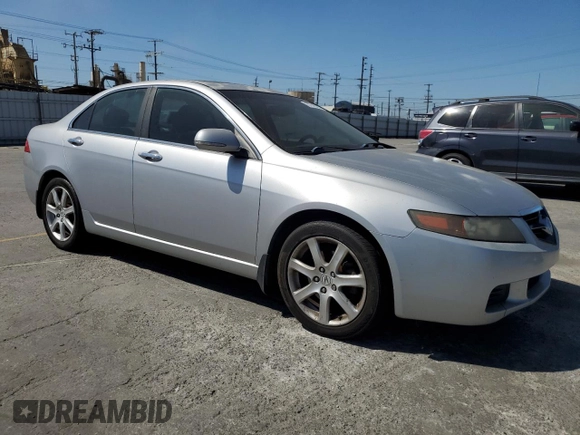 2005 Acura TSX with VIN JH4CL96885C011077, listed as a Copart auction lot 57878185 with 211,652 mi miles and Salvage title. Bid and sale history available at DreamBid. Image 4.