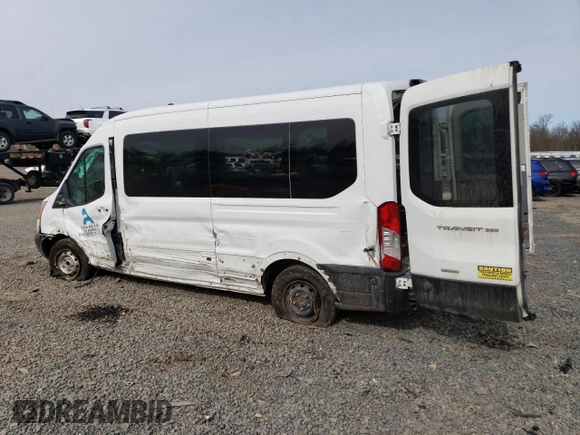 2019 Ford Transit Passenger XL with VIN 1FBAX2CG2KKA94222, listed as a Copart auction lot 45321075 with Not Provided miles and Salvage Title. Bid and sale history available at carsss.com. Image 2.