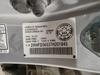 2007 Acura CSX z VIN 2HHFD56537H201845, wystawiony jako Copart lot #83705194 z przebiegiem 211 565 mil mil oraz Szkody całkowita. Historia ofert i sprzedaży dostępna na DreamBid. Obrazek 13.