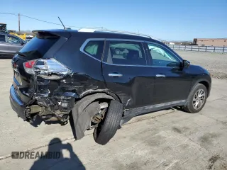 2015 Nissan Rogue SL with VIN 5N1AT2MV4FC762408, listed as a Copart auction lot 51258745 with Not Provided miles and Salvage Title. Bid and sale history available at carsss.com. Image 3.
