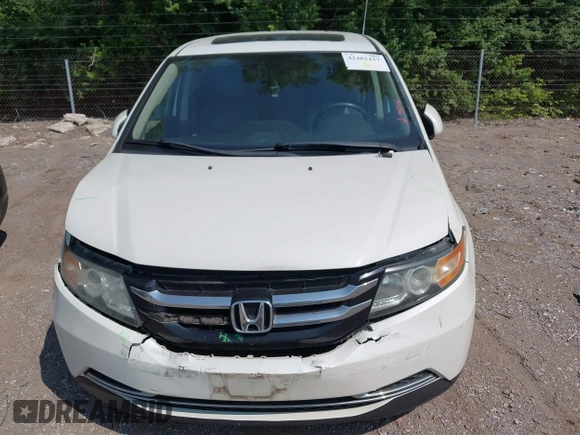 2014 Honda Odyssey EX-L with VIN 5FNRL5H63EB131596, listed as a IAAI auction lot 42402427 with 106,156 mi miles and . Bid and sale history available at DreamBid. Image 12.