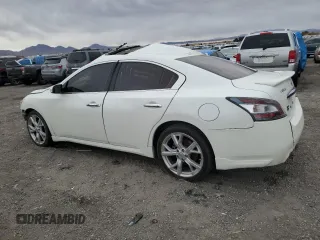 2014 Nissan Maxima SV with VIN 1N4AA5AP0EC471118, listed as a Copart auction lot 49008295 with 98,501 mi miles and Salvage title. Bid and sale history available at DreamBid. Image 2.