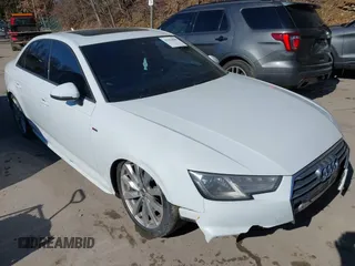 2017 Audi A4 Season of Audi ultra Premium with VIN WAUKMAF46HN050460, listed as a IAAI auction lot 41564088 with 126,988 mi miles. Bid and sale history available at carsss.com. Image 1.