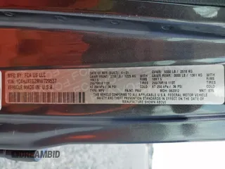 2021 Jeep Wrangler Unlimited Sahara с VIN 1C4HJXEG2MW729537, выставлен на аукционе Copart как лот 57131645 с пробегом 49 179 миль миль и Списание • Salvage title. История ставок и продаж доступна на DreamBid. Изображение 12.