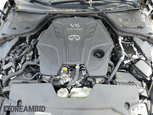 2023 Infiniti Q50 Luxe with VIN JN1EV7BR0PM543687, listed as a Copart auction lot 56933645 with 17,186 mi miles and Salvage title. Bid and sale history available at DreamBid. Image 11.