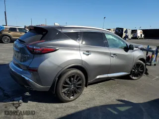 2023 Nissan Murano Platinum with VIN 5N1AZ2DJ5PC136444, listed as a Copart auction lot 77494904 with 12,391 mi miles and Salvage Title. Bid and sale history available at carsss.com. Image 3.