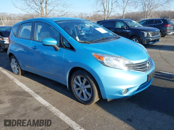 2015 Nissan Note SV with VIN 3N1CE2CP7FL375420, listed as a IAAI auction lot 41648943 with 84,974 mi miles and . Bid and sale history available at DreamBid. Image 1.