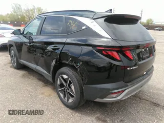 2025 Hyundai Tucson SEL with VIN 5NMJBCDEXSH496398, listed as a IAAI auction lot 42114655 with 5,902 mi miles. Bid and sale history available at carsss.com. Image 3.