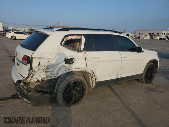 2023 Volkswagen Atlas SE with VIN 1V2JP2CA7PC524835, listed as a Copart auction lot 44734285 with 23,947 mi miles and Salvage title. Bid and sale history available at DreamBid. Image 3.
